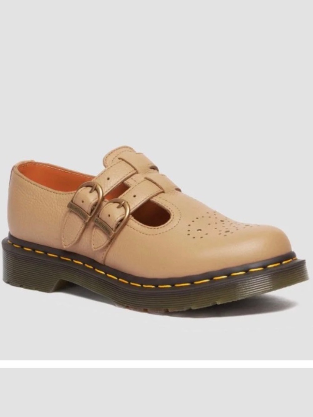 DR MARTENS - MARY JANE 8065, SAVANNAH TAN - W8 - NEW IN BOX!